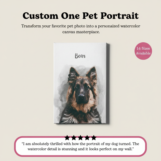 Custom One Pet Portrait